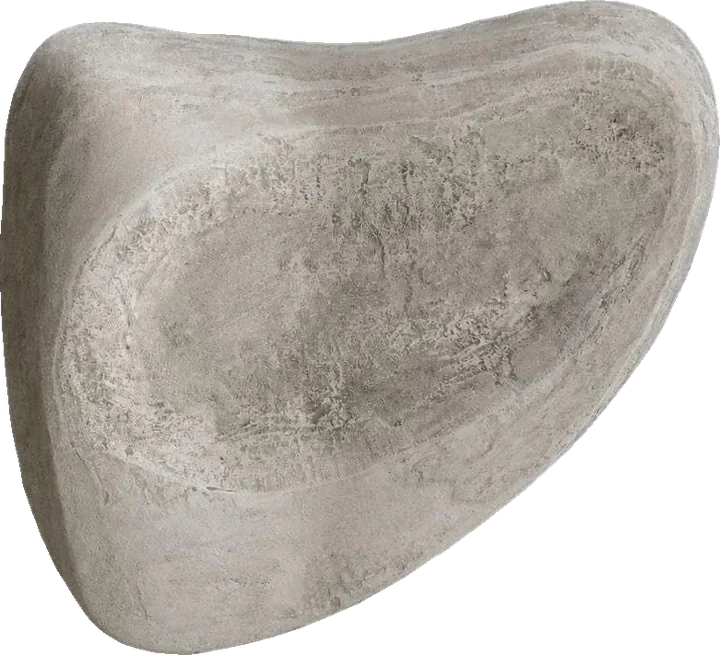 Basin, escultura de pared de cemento hecha a mano