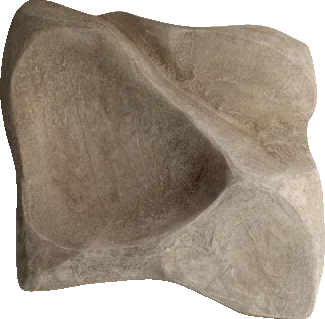 Fold, escultura de pared de cemento hecha a mano