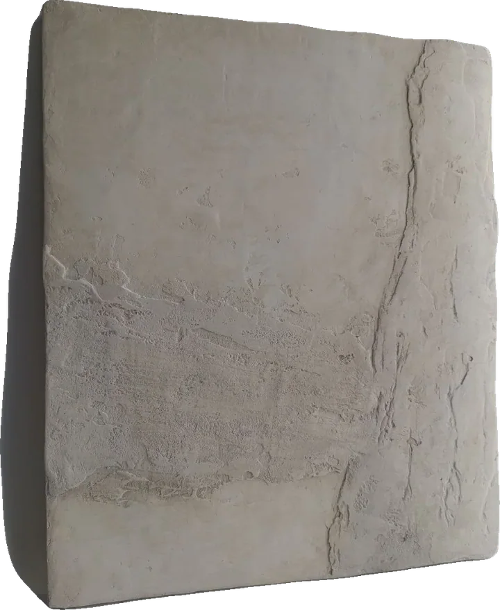 Strata 01, panel con textura de cemento hecha a mano